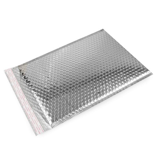 Koperta bąbelkowa metaliczna srebrna G17 230x324mm