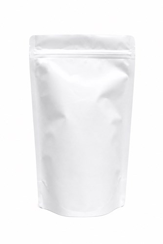 Torebka Doypack biały kraft 2 l 210×110×310 mm z zamknięciem ZIP