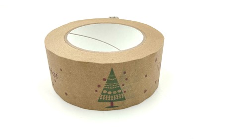 Taśma Świąteczna Papierowa Wesołych Świąt 48mm/54m