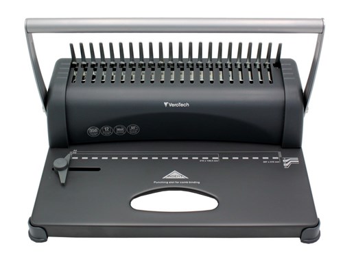 Bindownica VEROTECH do 350 kartek Format A4 czarna