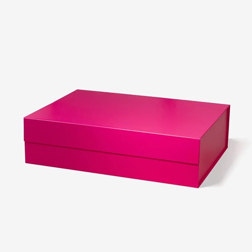 Pudełko prezentowe magnetyczne magenta 440 × 320 × 120 mm