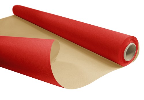 Papier KRAFT czerwony 0,50x10m