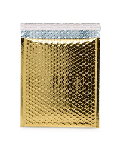 Koperta bąbelkowa metaliczna złota K20 320x450mm