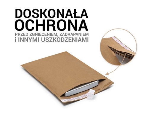 Koperta bąbelkowa papierowa K20 370x480+40-1szt
