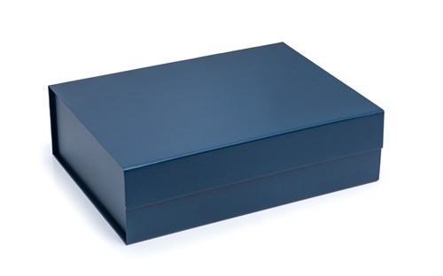 Pudełko Magnetyczne Granatowe 380x280x110mm (zew) L Prezentowe