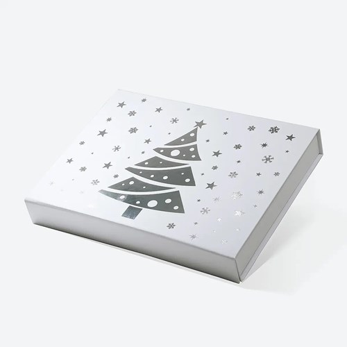 Pudełko Magnetyczne Christmas Biały 280x210x40mm (zew)