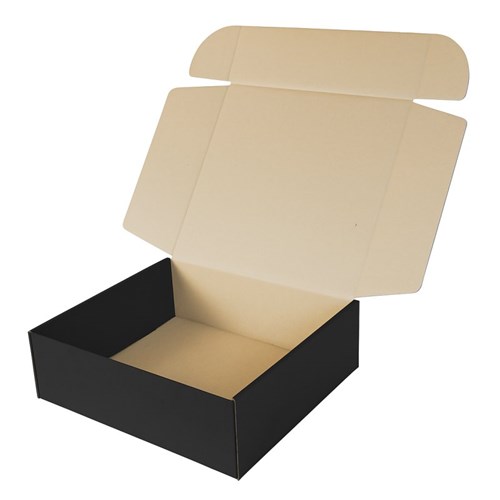 Czarny karton wykrojnikowy 450x370x135 mm – opakowanie e-commerce