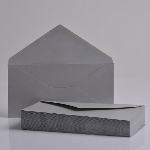 Ozdobne Koperty DL DREAM SREBRO 220x110mm 50szt.