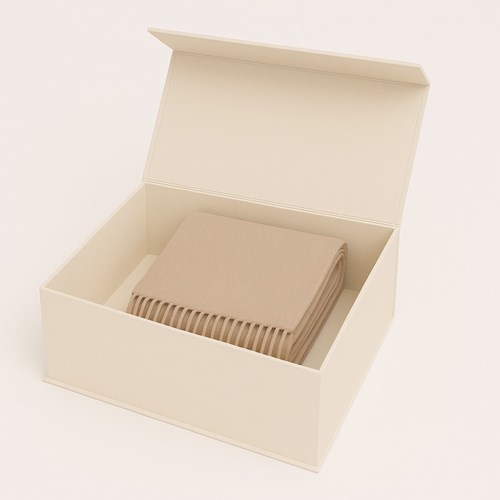 Pudełko Magnetyczne 350x250x180mm Kość Słoniowa Bez Kleju