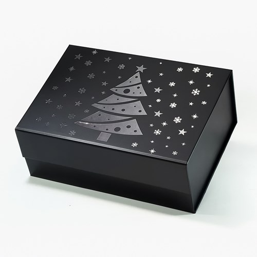 Pudełko Mag Christmas Czarne 280x210x95mm(zew)