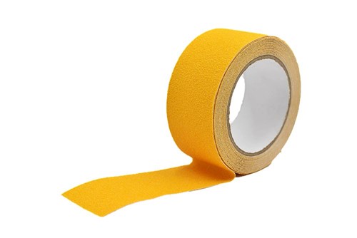 Taśma antypoślizgowa z ziarnem 80, 50mm/5m Żółta