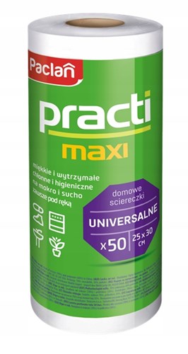 Paclan Practi Ściereczka na Rolce 50 szt.