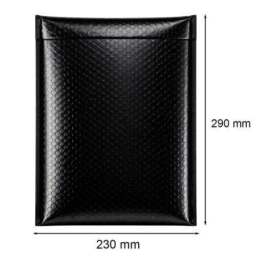 Koperta Metaliczna 230x290mm Czarna