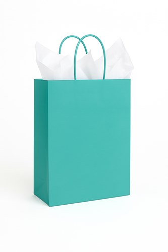 Morska torebka papierowa 180x80x225 mm z papierowym uchwytem – nowoczesna i ekologiczna
