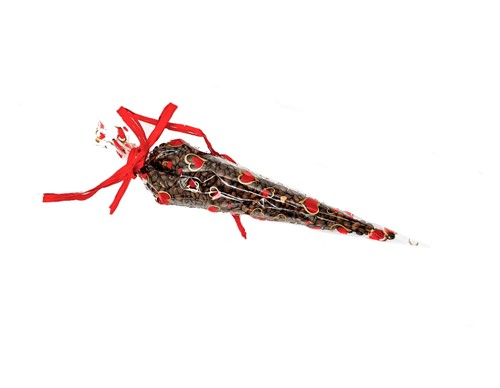 Rożek Celofanowy Szpic Serca 15x40cm