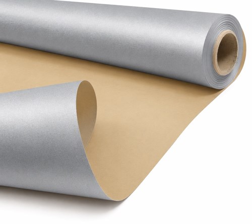 Papier pakowy kraft srebrny rolka 79 cm 50 m 50 g
