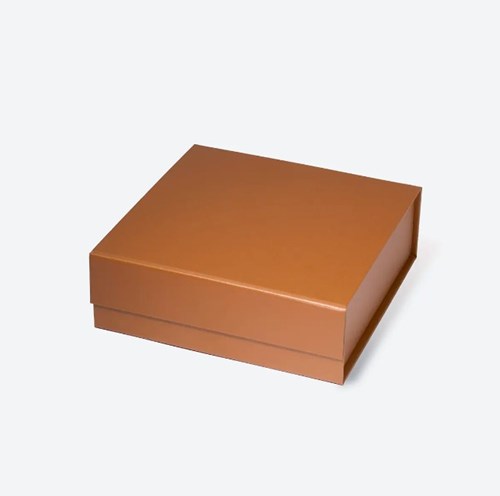 Miedziane pudełko magnetyczne 175×175×60 mm kwadratowe A6