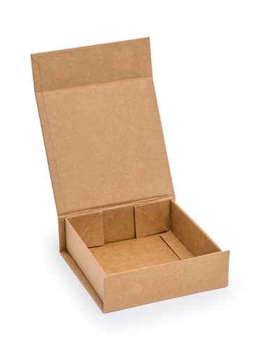 Pudełko Magnetyczne Kraft 120x120x40mm (zew.) Na prezent