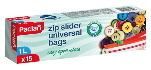 Woreczki strunowe ZIP z suwakiem 1L – grube, szczelne, z miejscem na opis