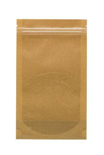 Doypack Papier + PE 500ml z dużym oknem - 100 szt