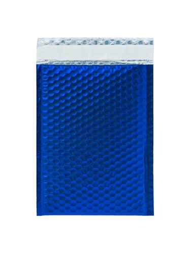 Koperta bąbelkowa metaliczna D14 180x250mm Granatowa Matowa