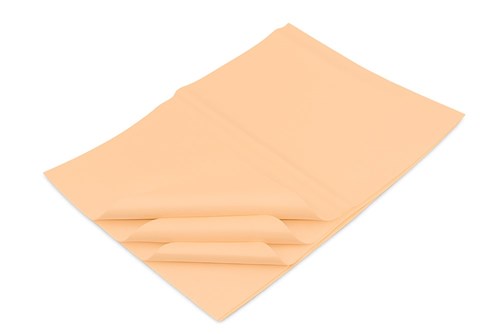 Bibuła gładka 20g 50x70cm Brzoskwiniowa – papier ozdobny – 100 arkuszy