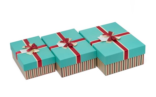 Zestaw Pudełek Zielonych HL-028-GREEN (3 szt)