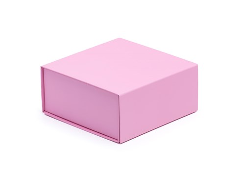 Pudełko Magnetyczne Różowe 200x200x90mm Kwadratowe Pudełko Prezentowe