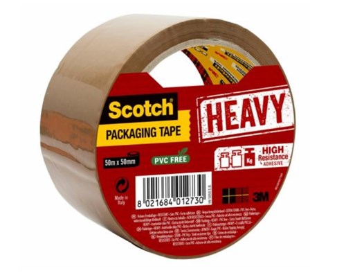 Taśma SCOTCH HEAVY Brązowa 48mm/66m