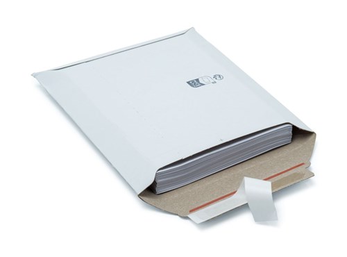 Sztywne koperty kartonowe 250x353mm B4 Białe