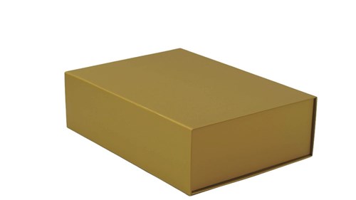 Pudełko Magnetyczne Złote 350x250x100mm Opakowanie Prezentowe Premium