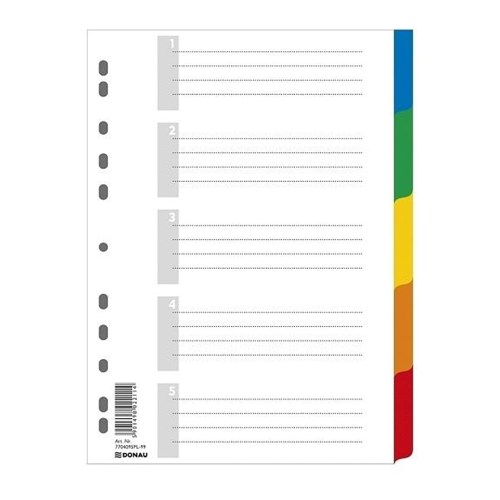 Przekładki Donau PP 5+1 mix kolorów