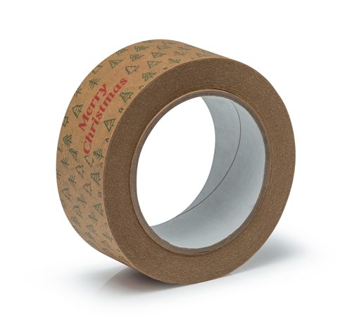 Taśma Świąteczna Papierowa Choinki 48mm/50m