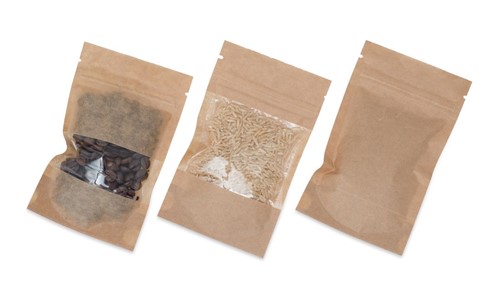 Doypack ECO KRAFT - Duże Okno - 250ml - 100 szt.