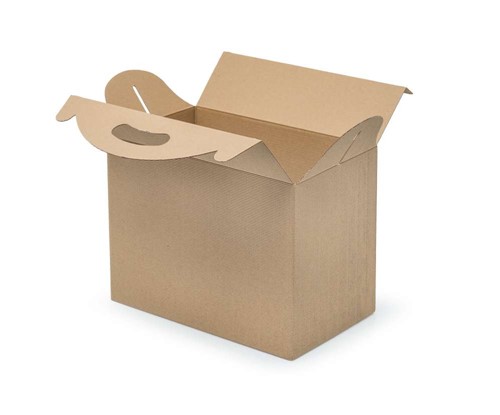 Pudełko z uchwytem 300x180x220 karbowane F217