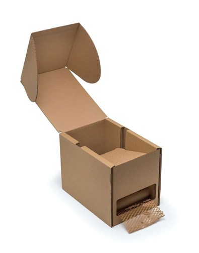 Papier nacinany kraft biały 30cm/100m