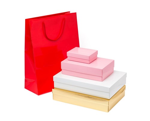 Torebka Papierowa Czerwona