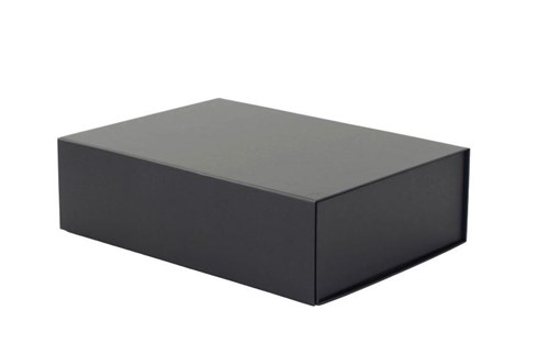 Pudełko Magnetyczne Grafitowe 350x250x100mm Karton Ozdobny Prezentowy