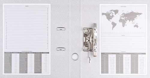 Segregator A4 75mm Czarny