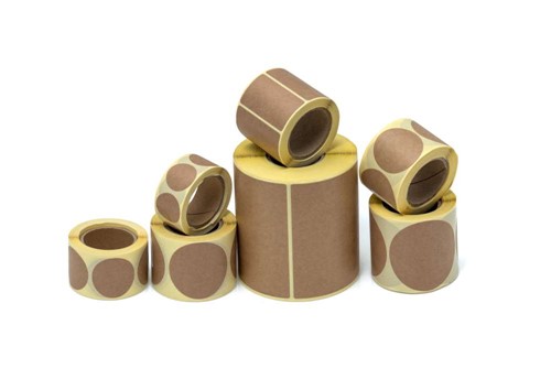 Naklejki okrągłe EKO KRAFT Fi25mm 250szt