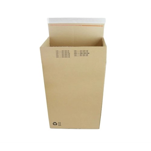 Pudełko wysyłkowe SendBox 250x150x360 mm z automatycznym dnem w kolorze brązowym