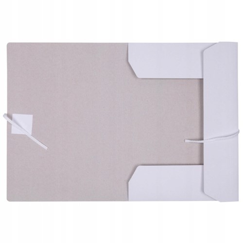 Teczka wiązana karton 3-skrz A4 Biała