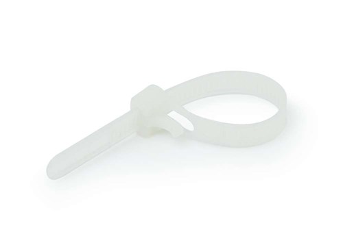 Opaska Kablowa Demontowalna 150/7,6mm Biała 100szt