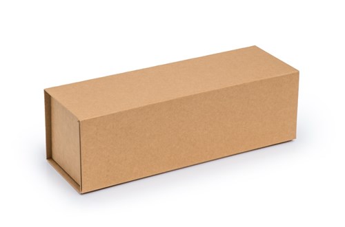 Pudełko Magnetyczne Na Wino Kraft 325x110x105mm (zew) Prezentowe