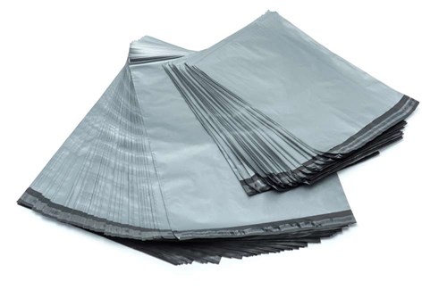 Koperty foliowe recyklat 50% 320x450mm SREBRNE - 50 sztuk