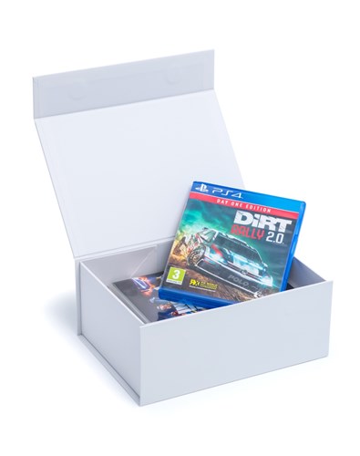 Pudełko Magnetyczne Świąteczne Białe 235x170x100mm (zew) Na Prezent