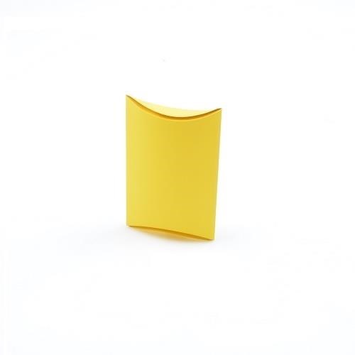 Pudełko ozdobne Poduszka L 250x165x50mm Żółte