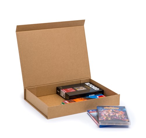 Pudełko Magnetyczne Jasny Kraft 380x280x60mm (zew) L Na prezent