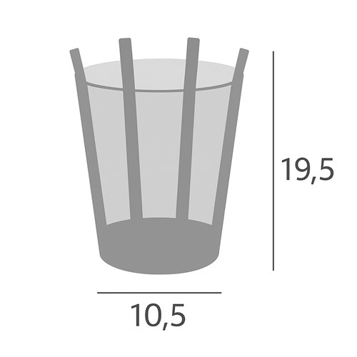 Wazon do transportu kwiatów 105x195mm