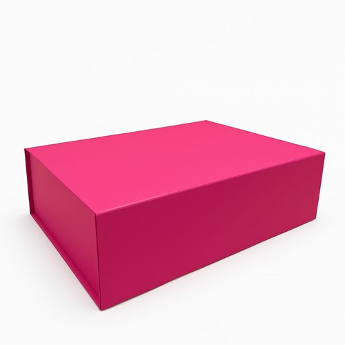 Pudełko magnetyczne fuksja 350x250x100 mm – Opakowanie Premium